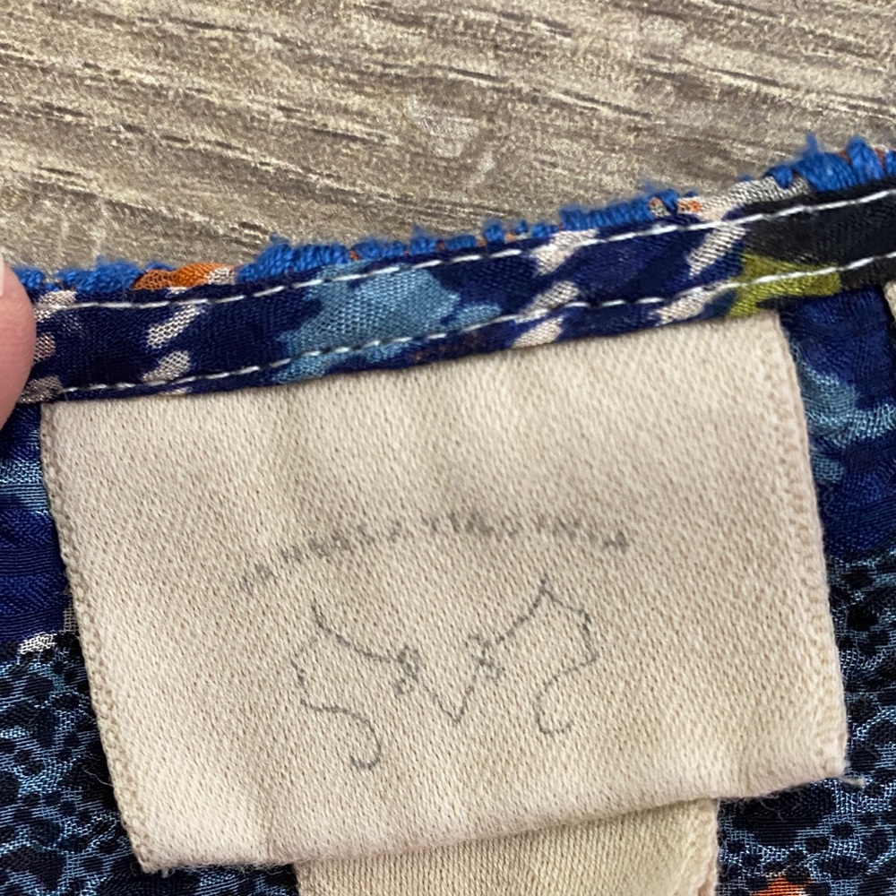 Anthropologie Colorful Patchwork Blouse - Picture 2 of 11